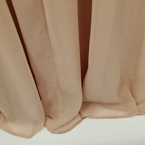 Lulu's Heavenly Hues Blush Plunge Maxi Dress S Blush Pink - Picture 14 of 16